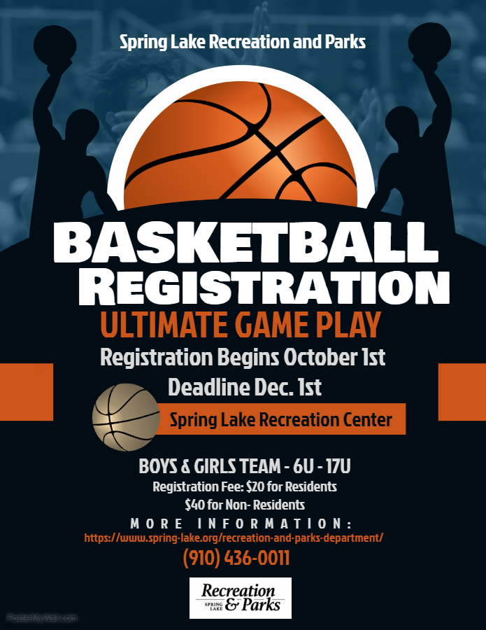 Basketball Registration 2018 | Town of Spring Lake : Town of Spring Lake